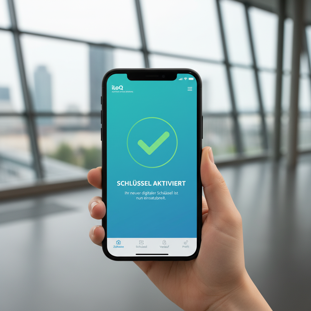 iLoQ App auf Smartphone